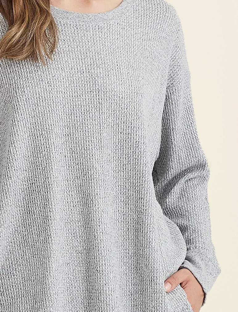 Super Soft Waffle Relaxed Top