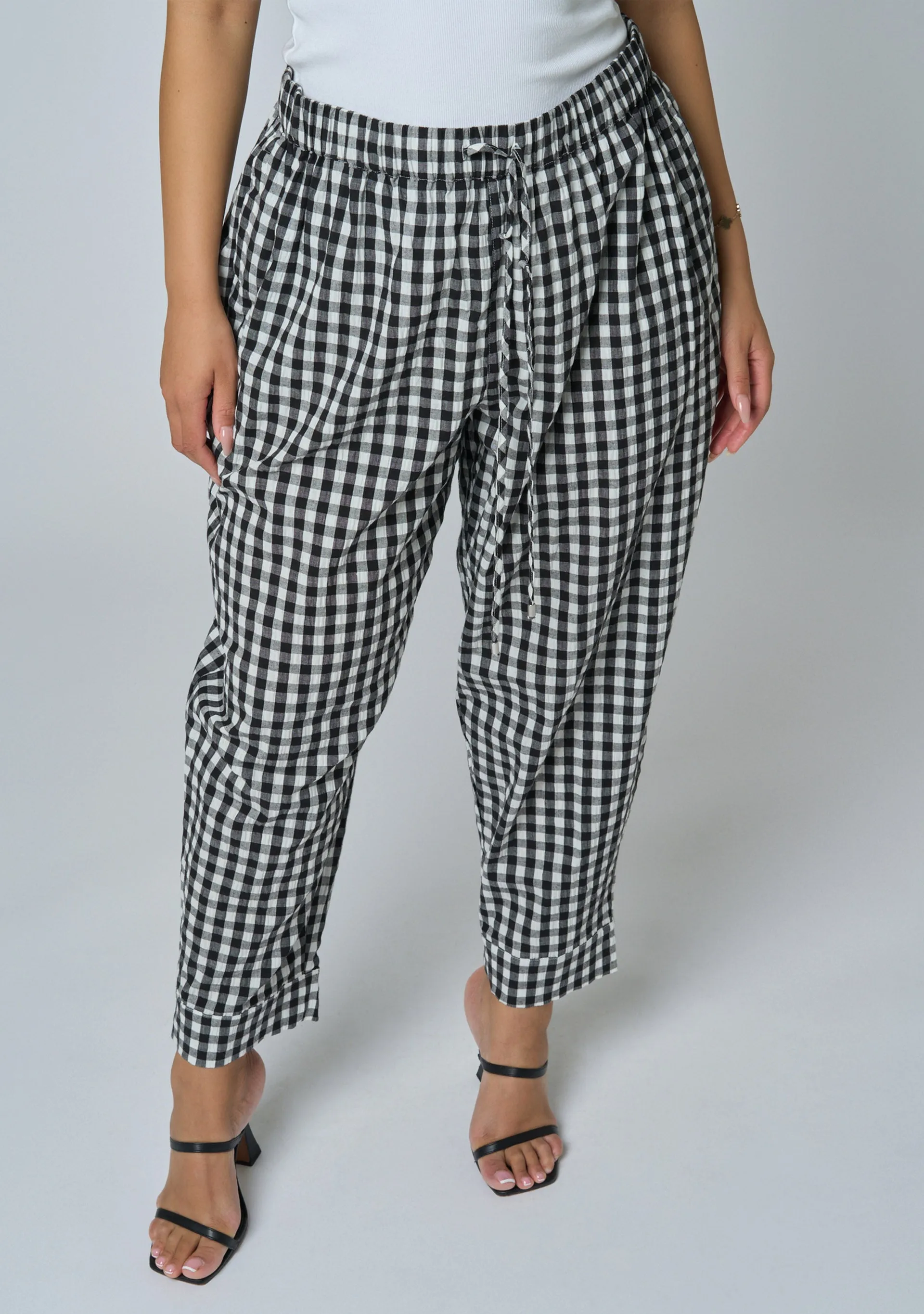 Tara Gingham Jogger Pant