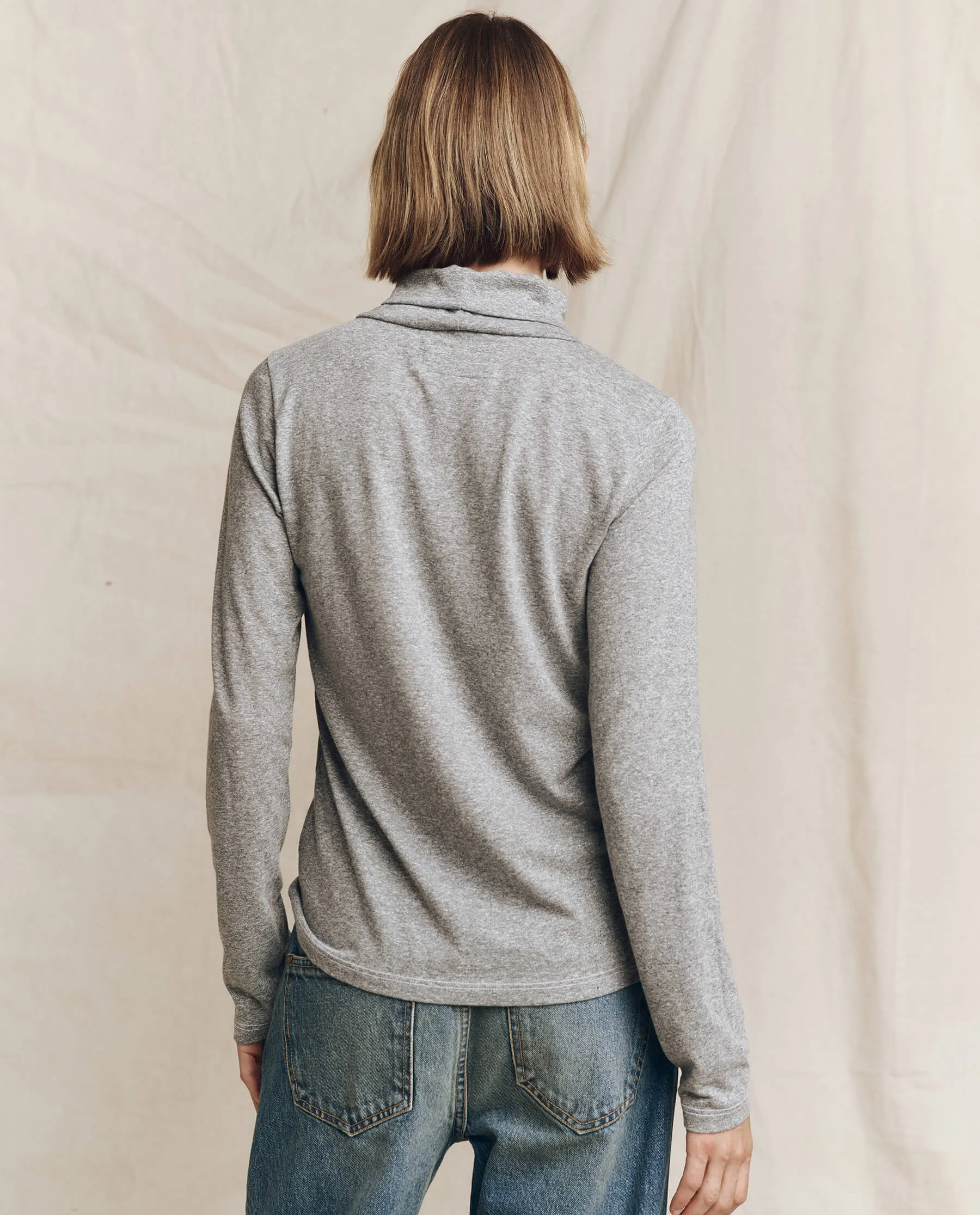 The Turtleneck. -- Heather Grey