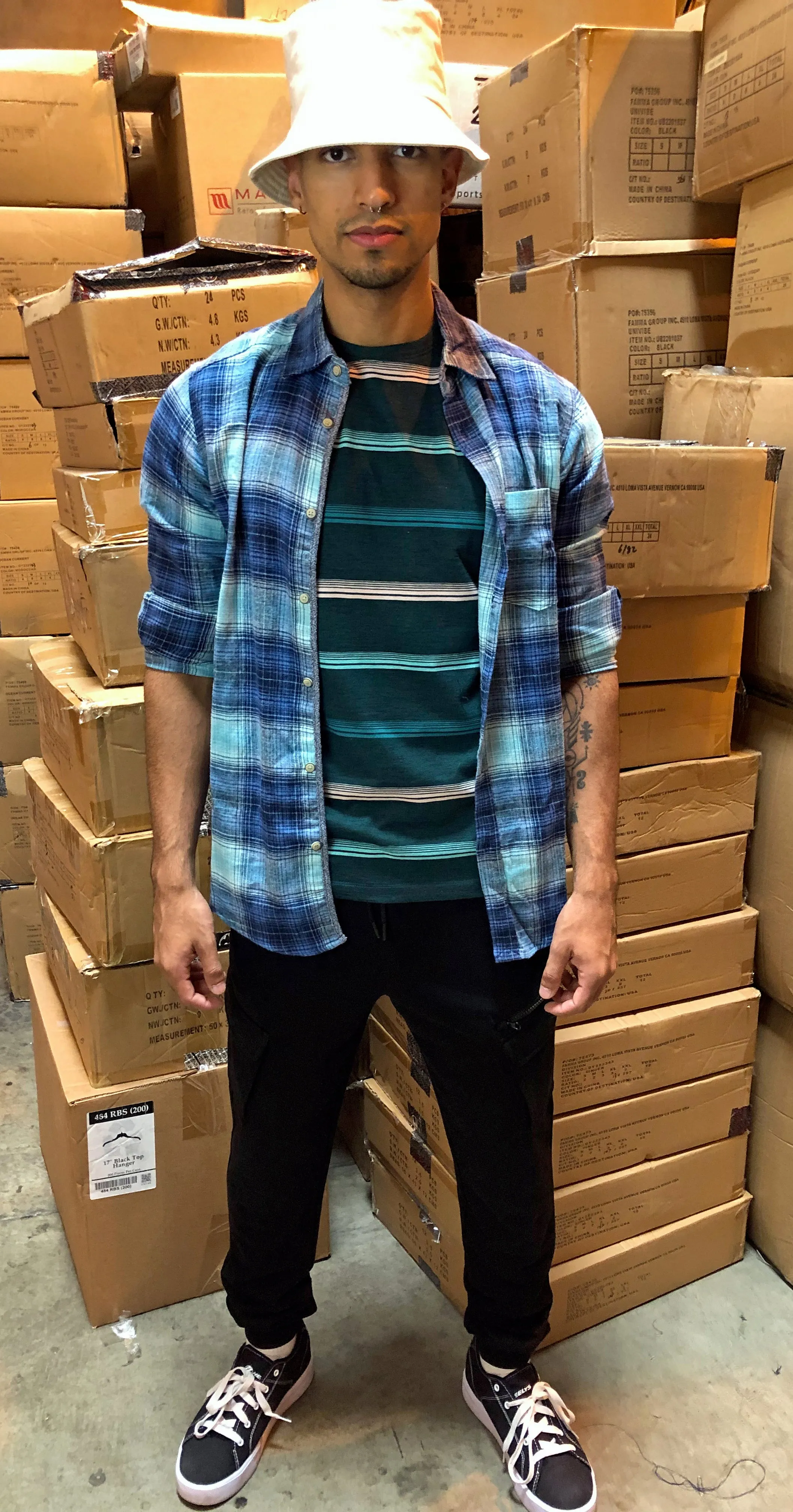 THURMAN FLANNEL PLAID SHIRT