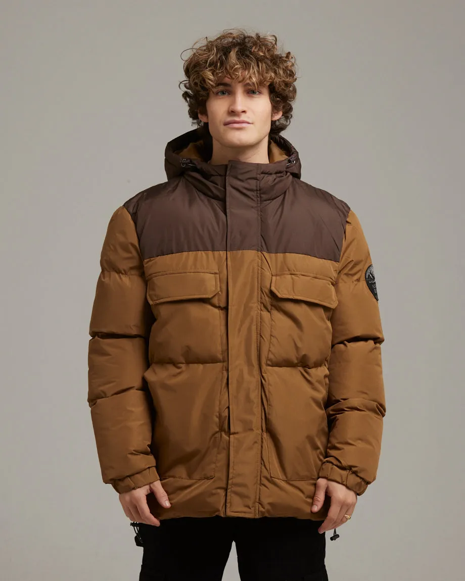 TREWLAWNEY MEN'S PUFFER JACKET | TOBACCO