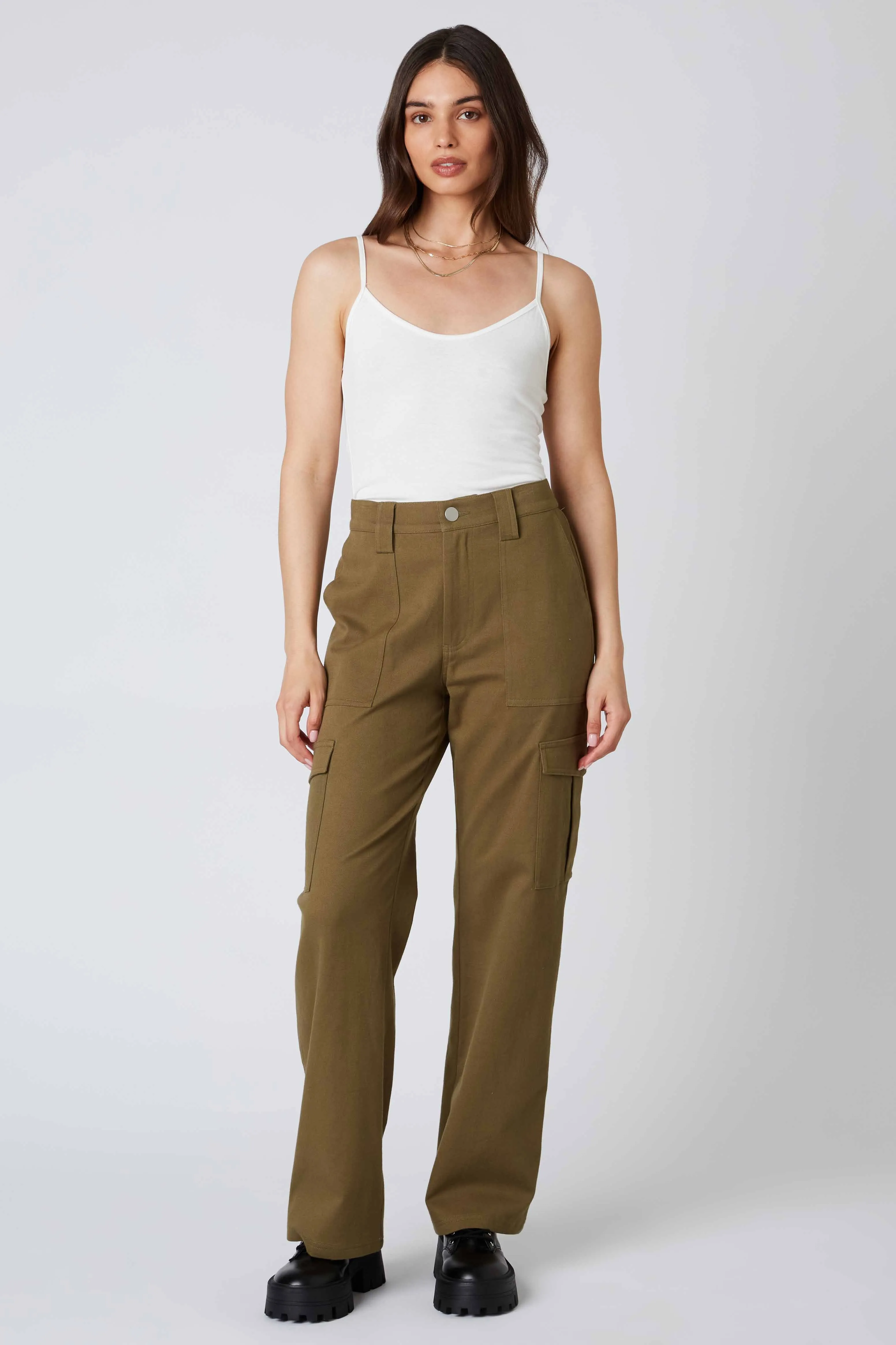 Twill Cargo Pants