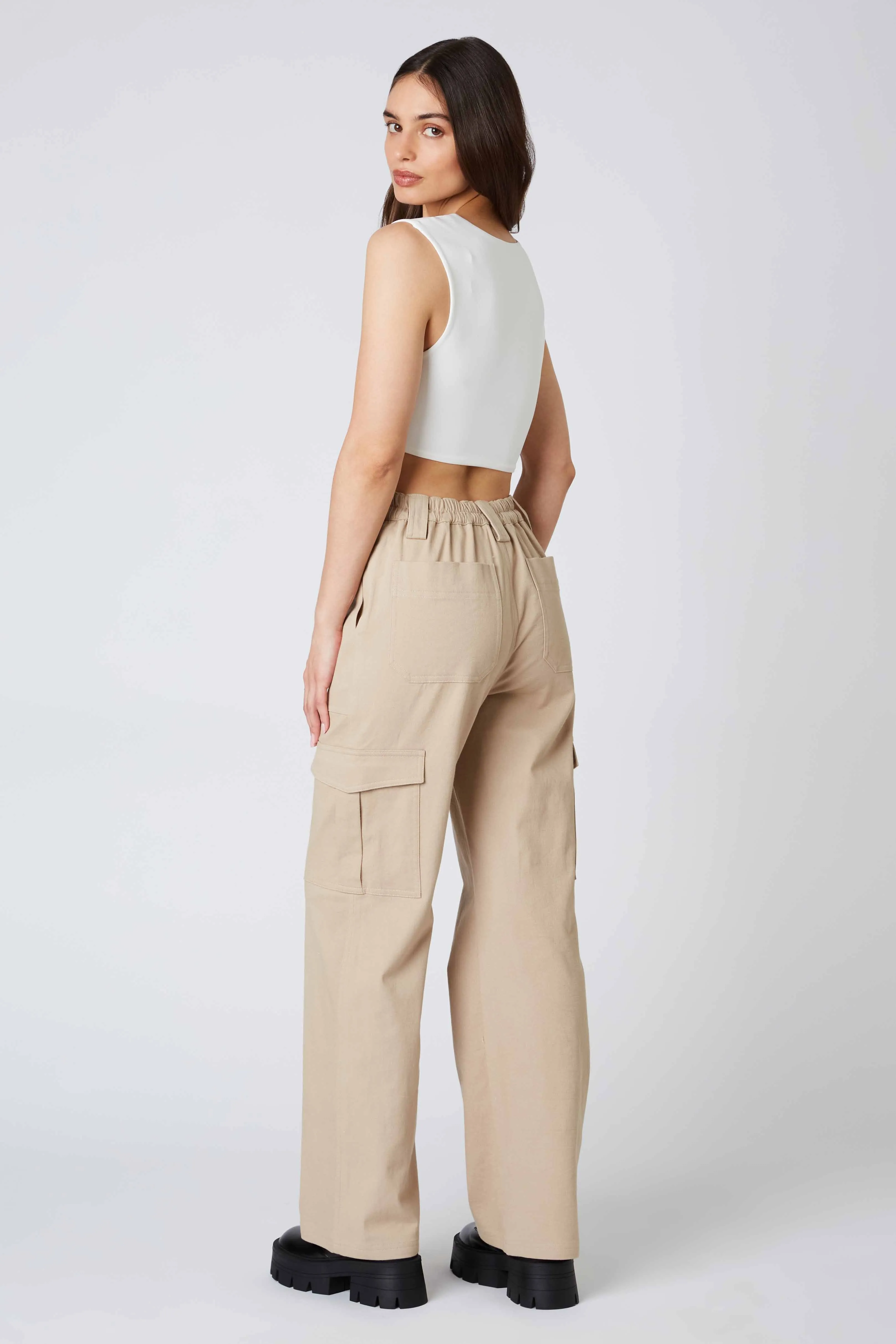 Twill Cargo Pants